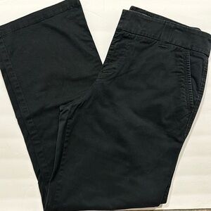 Sonoma black cotton, straight leg Chino pants size 10 short